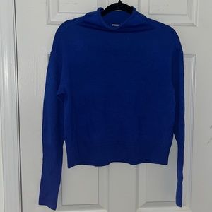Aritzia Wilfred xs long sleeve blue turtleneck